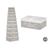 SET 10 GREY BOXES STARS