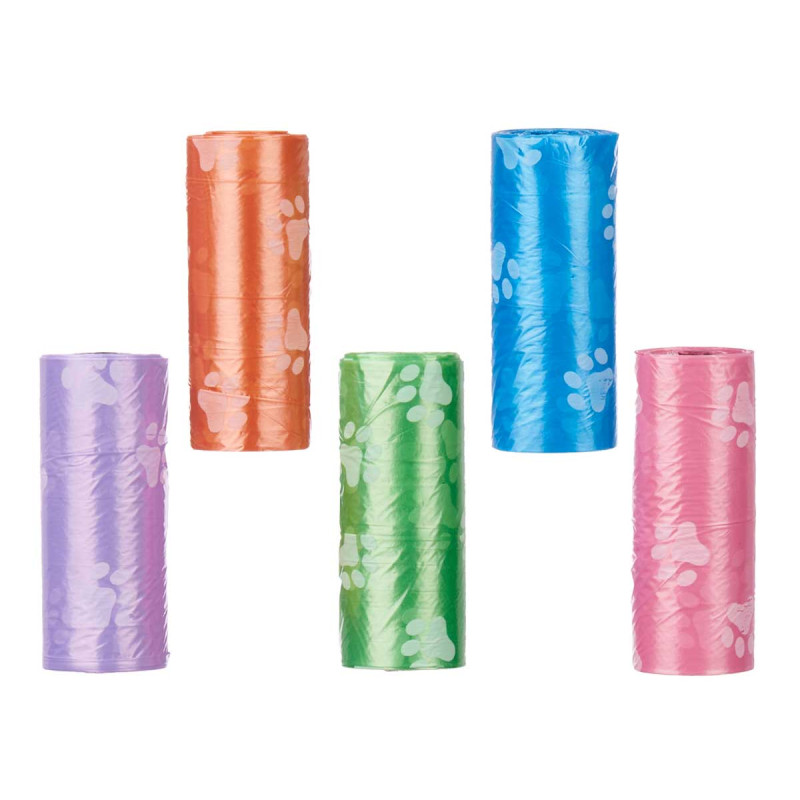 SET 5 ROTOLI SACCHETTI PET 15 PZ