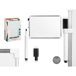 ALUMINIUM MAGNETIC BOARD 25 X 35 CM