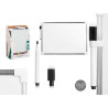 ALUMINIUM MAGNETIC BOARD 25 X 35 CM