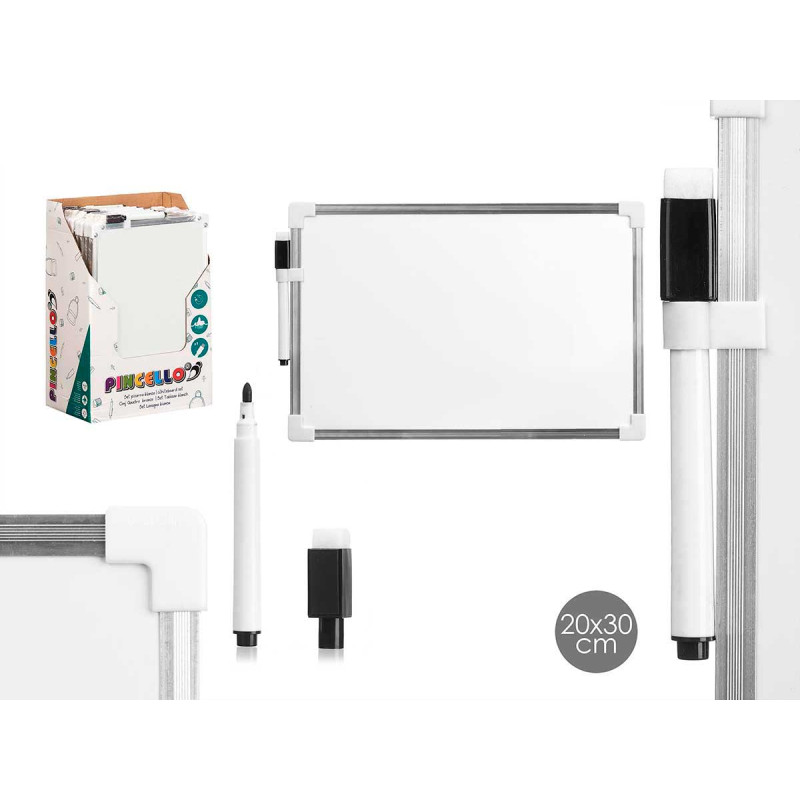 ALUMINIUM MAGNETIC BOARD 20 X 30 CM