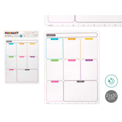 MAGNET POUR FRIGO NOTES A4 HEBDOMADAIRE