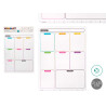 MAGNET FOR FRIDGE NOTES A4 WEEKLY
