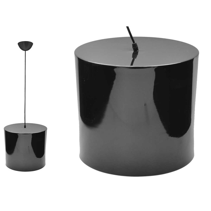 LAMPADA ROTONDA LATA NERA