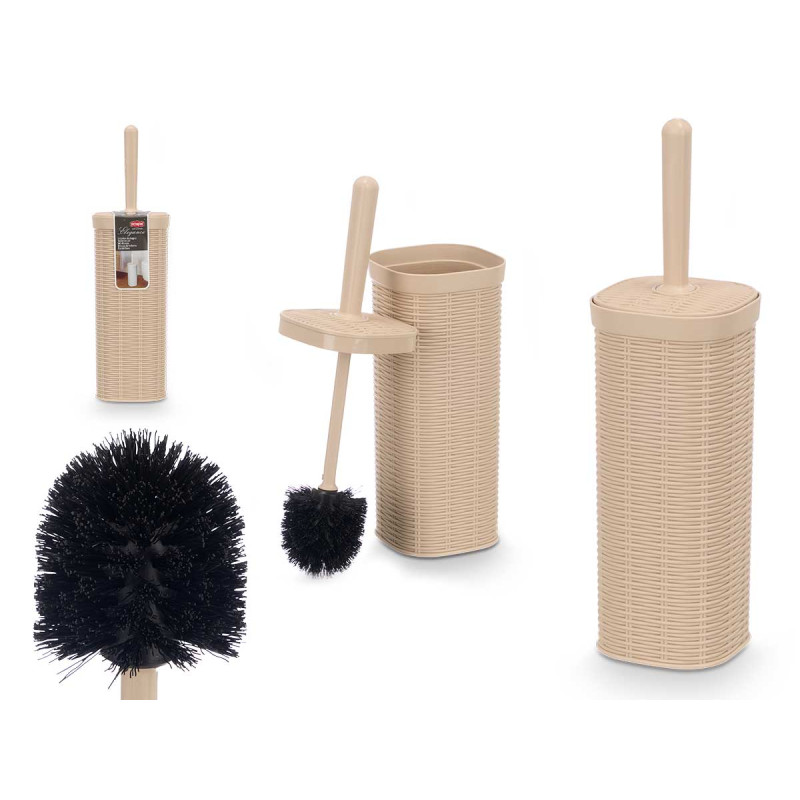 BROSSE ET PORTE-BROSSE WC ELEGANCE CREAM