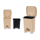 BALDE DO LIXO ELEGANCE PEQ 6L BRANCO CREME