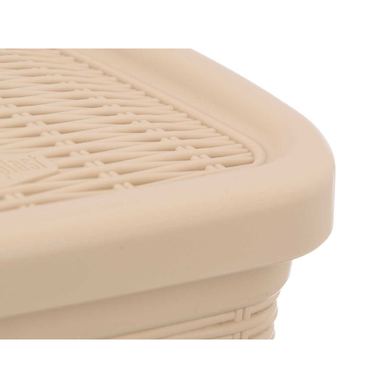BALDE DO LIXO ELEGANCE PEQ 6L BRANCO CREME