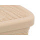 BALDE DO LIXO ELEGANCE PEQ 6L BRANCO CREME