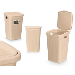 BALDE DO LIXO ELEGANCE PEQ 50L BRANCO CREME