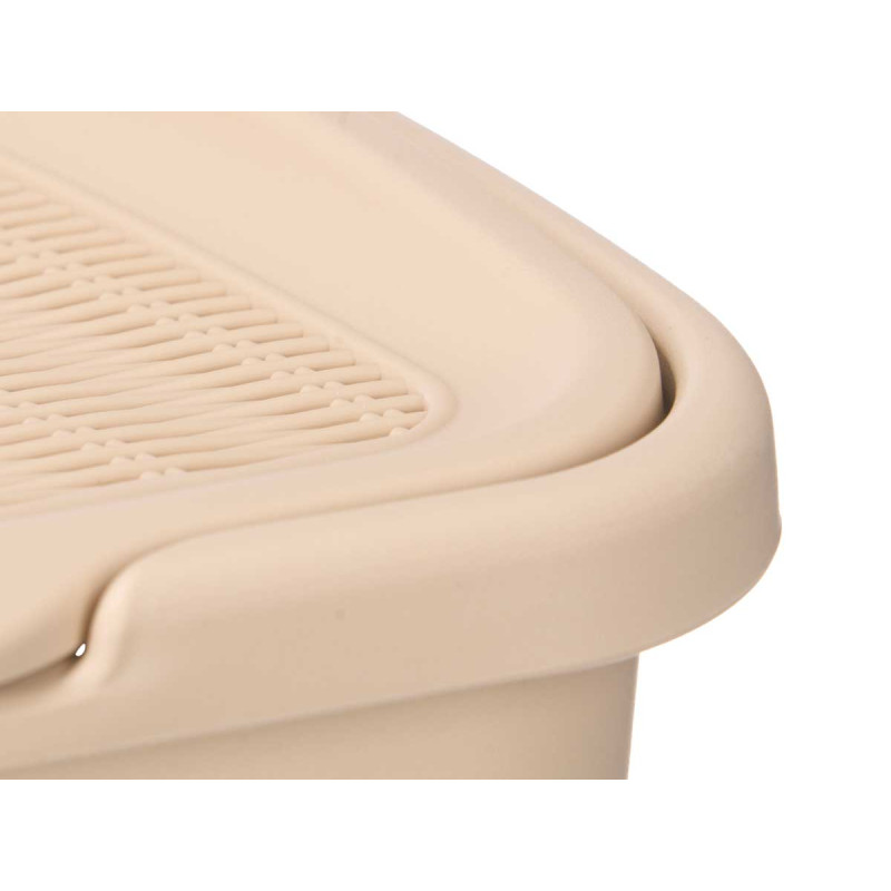 BALDE DO LIXO ELEGANCE PEQ 50L BRANCO CREME