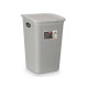 BALDE DO LIXO ELEGANCE PEQ 50L CINZENTO CLARO