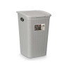 BALDE DO LIXO ELEGANCE PEQ 50L CINZENTO CLARO