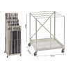 ESPOSITORE ACCIAIO CAPACIT 90 PEZ (TENDE NON INCLU