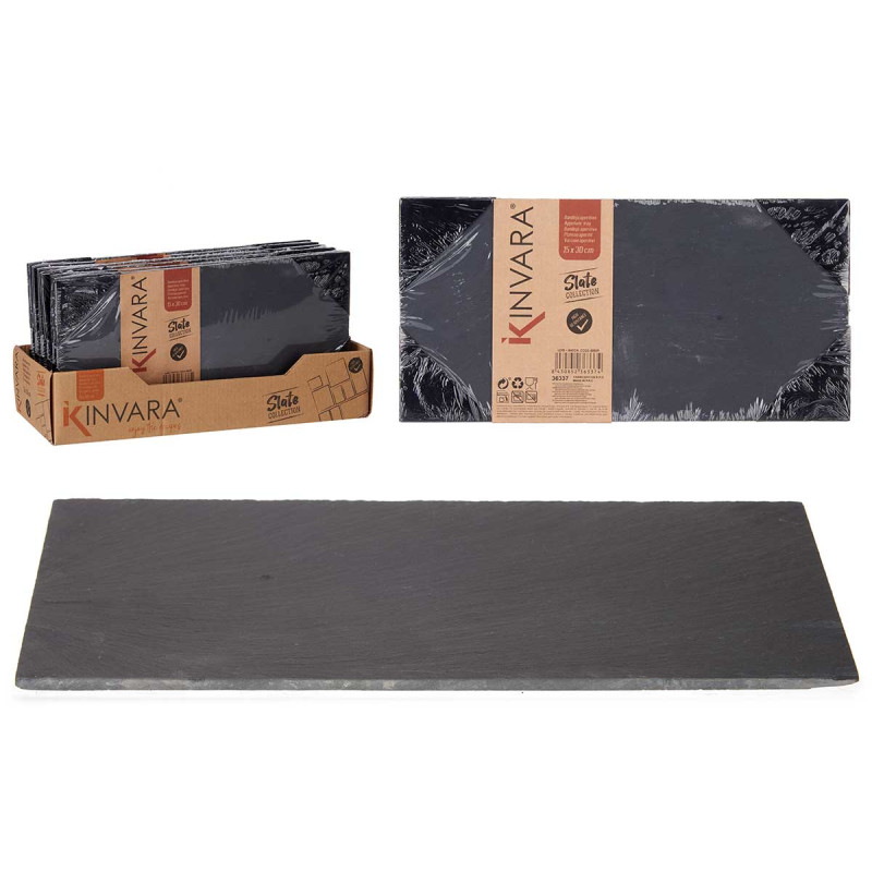 ARDOISE APERITIF RECTANG 15X30CM