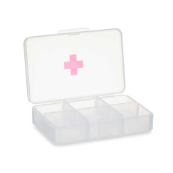 PLASTIC PILLCASE 6 SLOTS 24GR
