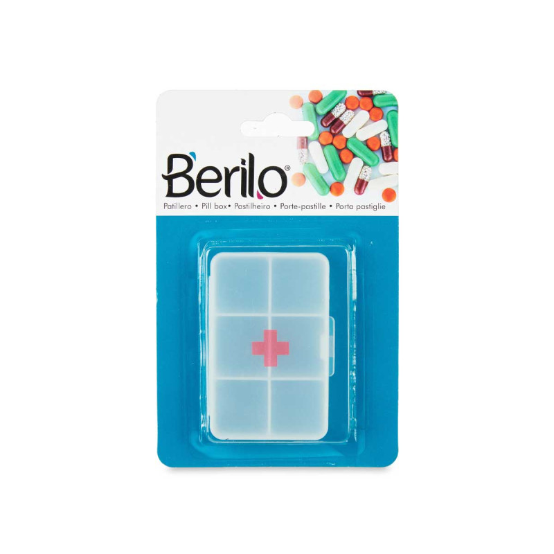 PORTA PASTIGLIE PLASTICA 6 FORI 24GR