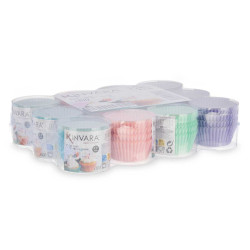 SET 100 PASTRY PAPER MOLDS 10CM ASSORT 4
