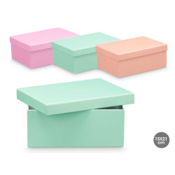CAJA CARTON SURT 3 COL VIVO PASTEL PEQ