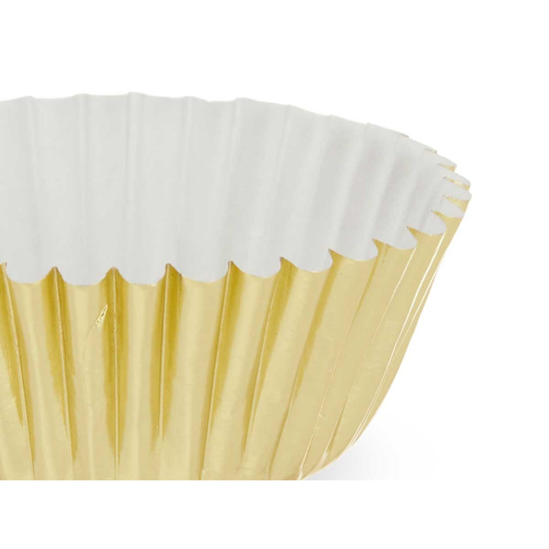 SET 100 PASTRY FOIL MOLDS 8CM ASSORT 2
