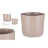 CONJ 2 VASOS CERAMICA 22 27CM BEGE