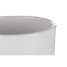 SET 2 CERAMIC POTS 22 27 CM GREY