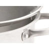CAÇAROLA DE INDUÇÃO COM TAMPA DE VIDRO 22 CM