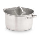 CASSEROLE À INDUCTION COUVERCLE EN VERRE 24 CM