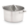 CAÇAROLA DE INDUÇÃO COM TAMPA DE VIDRO 24 CM 