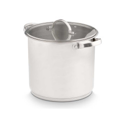 TACHO DE INDUÇÃO COM TAMPA DE VIDRO 24 CM 