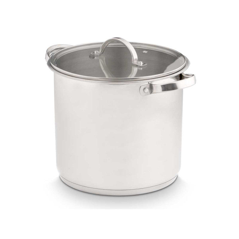 TACHO DE INDUÇÃO COM TAMPA DE VIDRO 24 CM 