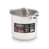 TACHO DE INDUÇÃO COM TAMPA DE VIDRO 24 CM 