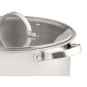 TACHO DE INDUÇÃO COM TAMPA DE VIDRO 24 CM 