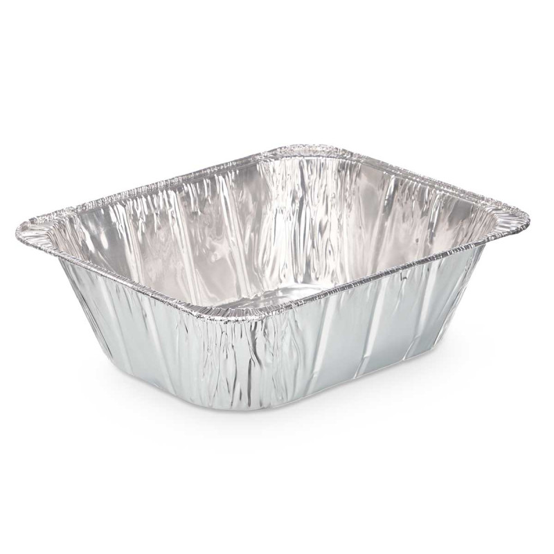 SET 3 PLATEAUX RECT EN ALUMINIUM PROFOND 32X26CM