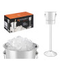 SET SEAU À GLACE EN ACIER 22 CM SUPPORT