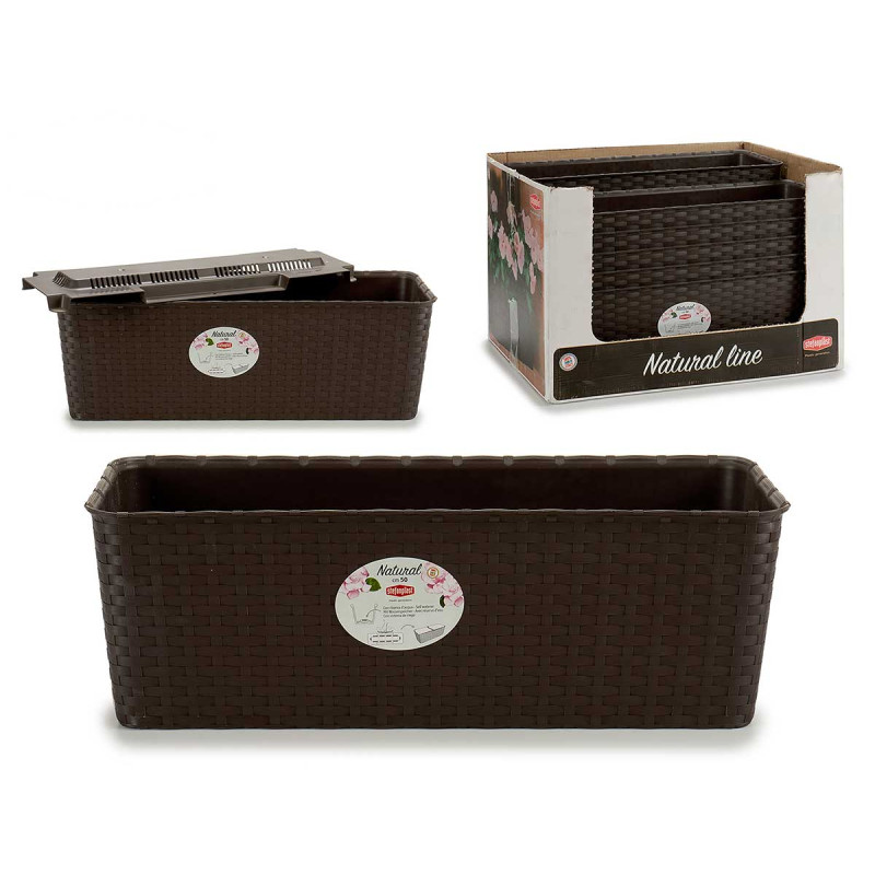 JARDINIERE NATURELLE RESER EAU 50CM CHOC