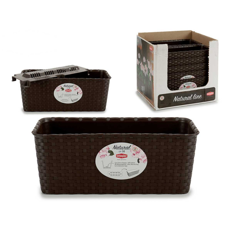 FLOREIRA NATURAL RESERVA AGUA 30CM CHOCO