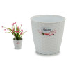 POT INTERNAL/EXTERNAL 14 DIAM WHITE