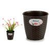 POT INTERNAL/EXTERNAL 14 DIAM BROWN