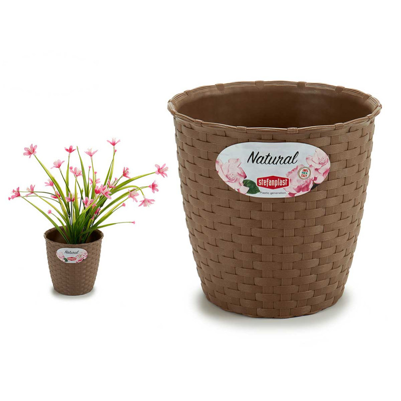 POT INTERNAL/EXTERNAL 14 DIAM BROWN