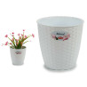 MACETA NATURAL INTER EXTER 19DIAM BLANCO