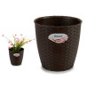 VASO NATURAL INTER/EXTER 19 DIAM CHOCOLA
