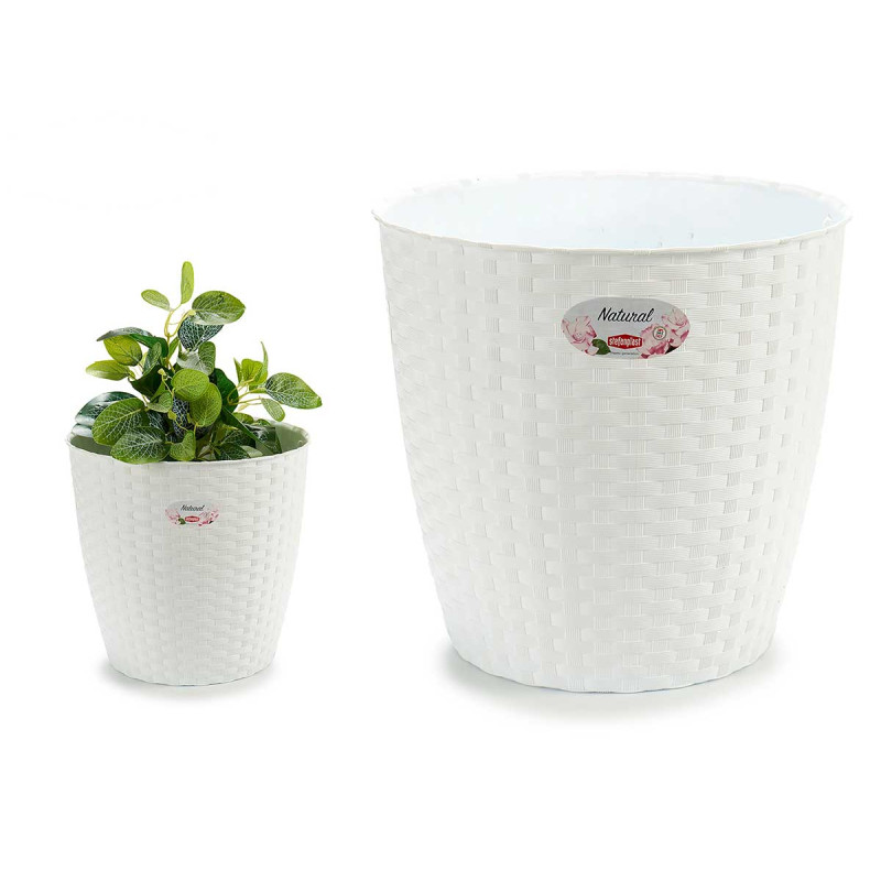POT INTERNAL/EXTERNAL 29 DIAM WHITE