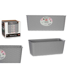 POT DE FLEUR NATUREL RESER EAU 30CM GRIS