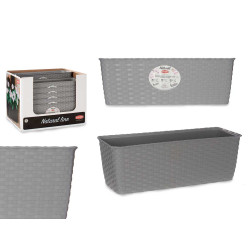 POT DE FLEUR NATUREL RESER EAU 40CM GRIS
