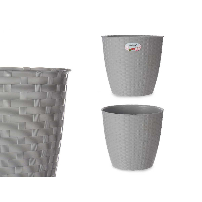 VASO NATURALE INT/EXT 24 DIAM GRIGIO