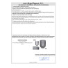 BICCHIERE ACQUA COLORE GRIGIO 270 ML