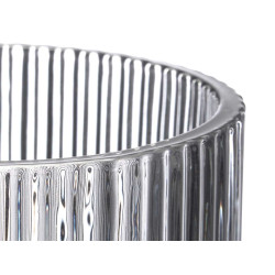VASO GRIS RAYAS 430 ML