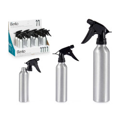 GARRAFA PULVERIZADORA ALUMINIO PRATEADA