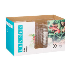 TAÇA QUADRADA GRANDE TRANSPARENTE 5 L