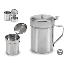 UTENSILIO P COAR GORDURA INOX 500ML CARN